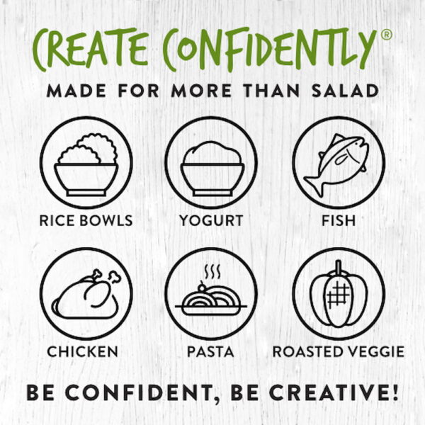 modern-mill-farm-fresh-pdp-more-than-salad Create Confidently | Made for more than Salad | Rice Bowls, Yogurt, Fish, Chicken, Pasta, Roasted Veggie | Be confident, Be creative!