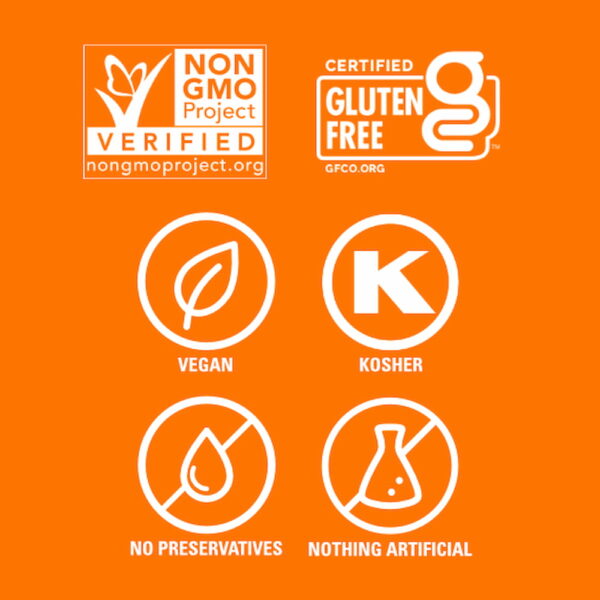 modern-mill-maple-bacon-pdp-certs-and-rtbs Non-GMO Verified, Gluten Free, Vegan, Kosher, No Preservatives, Nothing Artificial