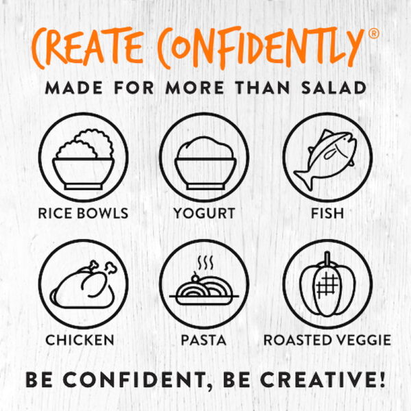 modern-mill-maple-bacon-pdp-more-than-salad Create Confidently | Made for more than Salad | Rice Bowls, Yogurt, Fish, Chicken, Pasta, Roasted Veggie | Be confident, Be creative!