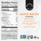 Modern Mill Maple Bacon Salad Topper Nutrition Facts Panel and ingredients